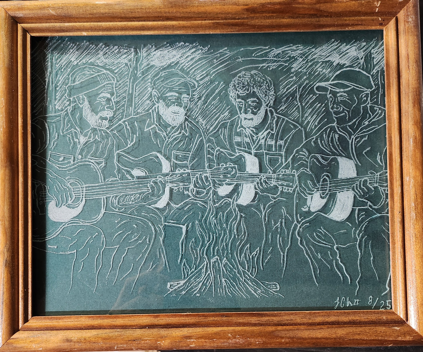 Guitar campfire 8 X 10