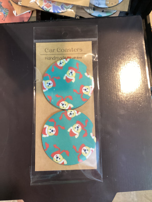 Neoprene car coaster