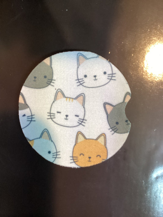 Neoprene car coasters