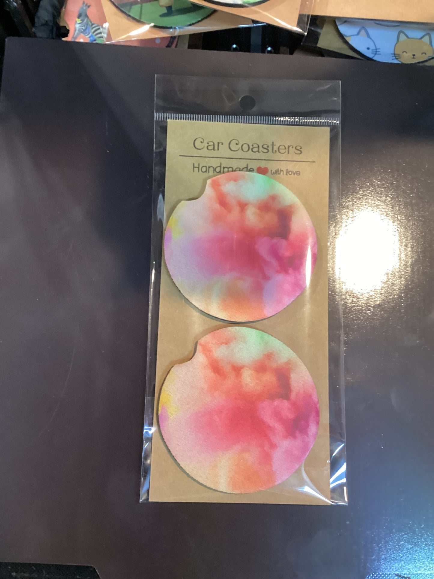Neoprene car coaster