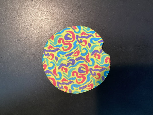 Neoprene car coasters