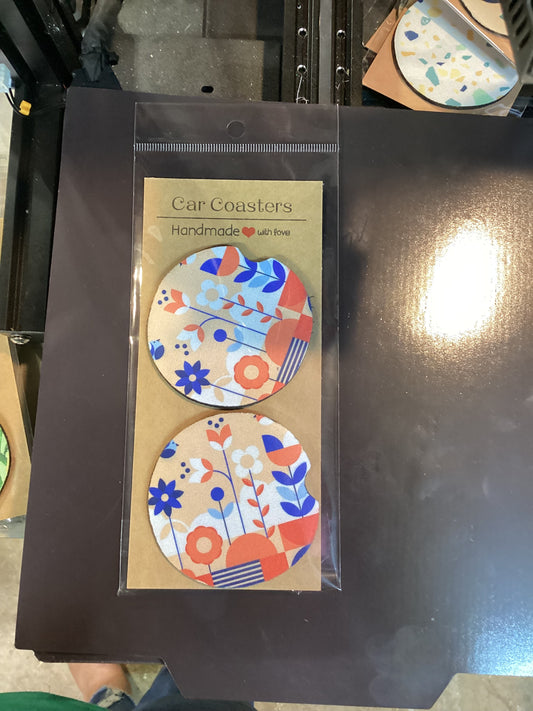 Neoprene car coasters