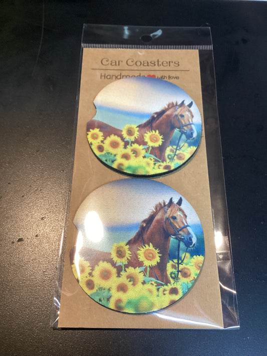 Neoprene car coasters