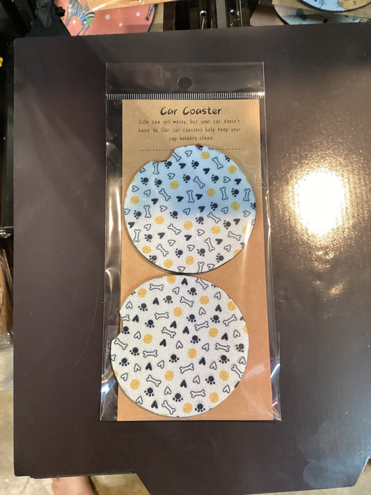Neoprene car coaster