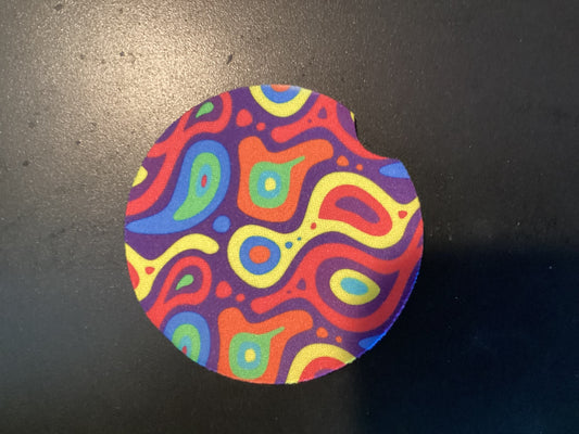Neoprene car coasters