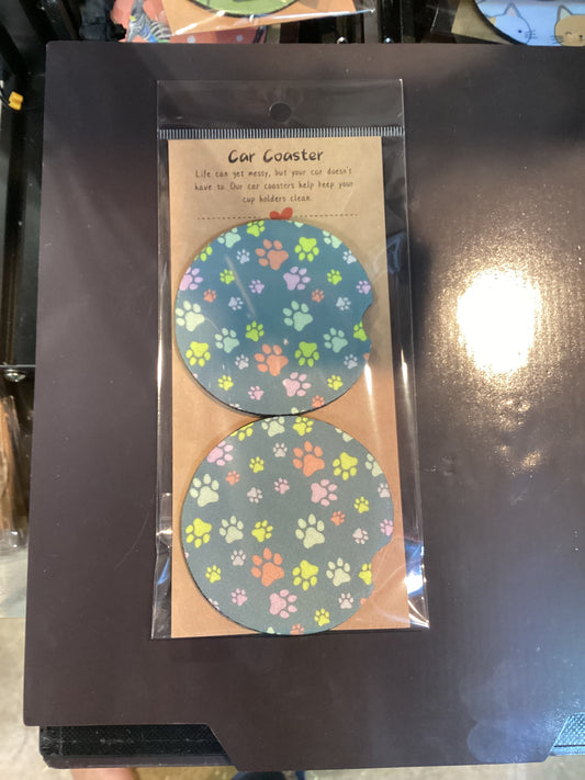 Neoprene car coasters