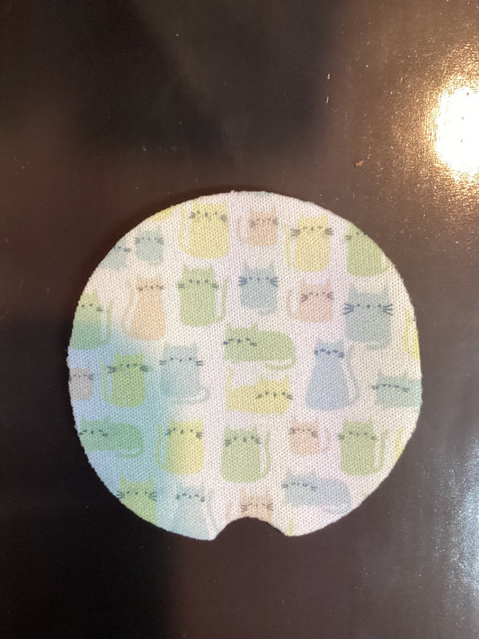 Neoprene car coaster
