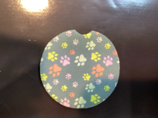 Neoprene car coasters