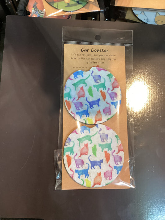 Neoprene car coaster
