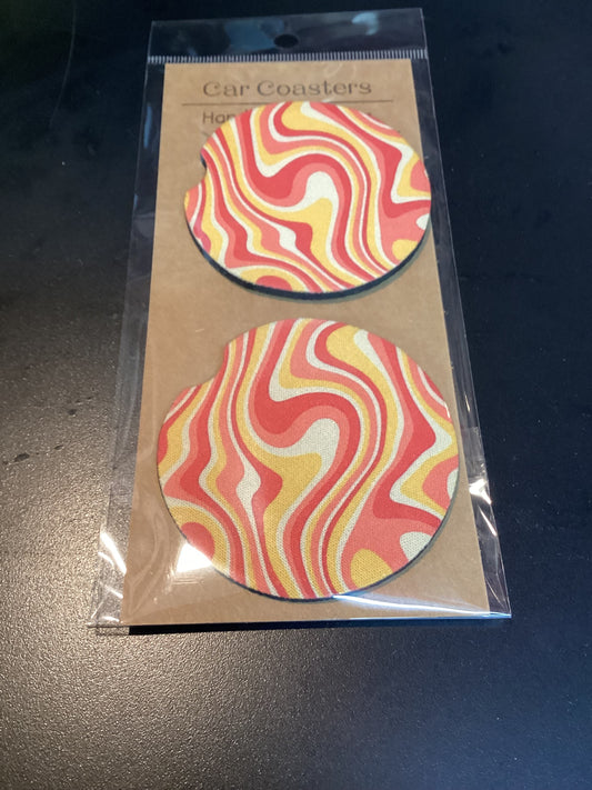 Neoprene car coasters