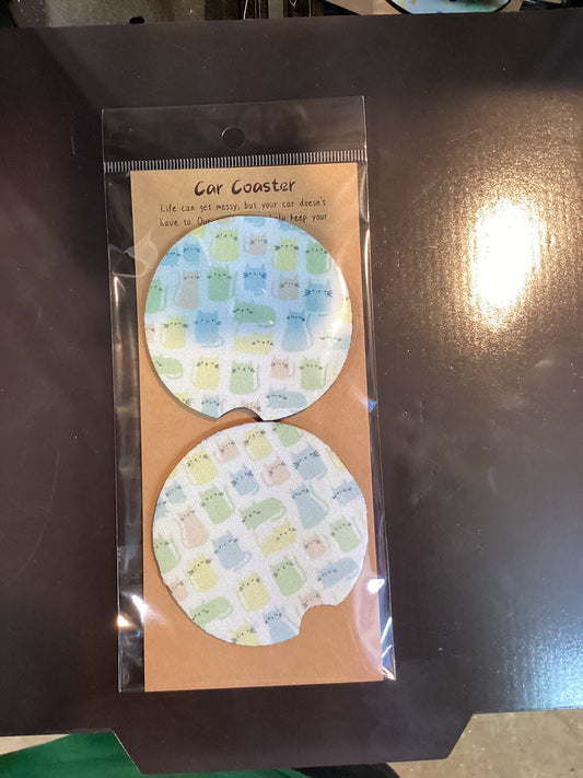 Neoprene car coaster