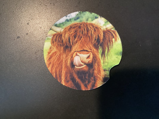 Neoprene car coasters