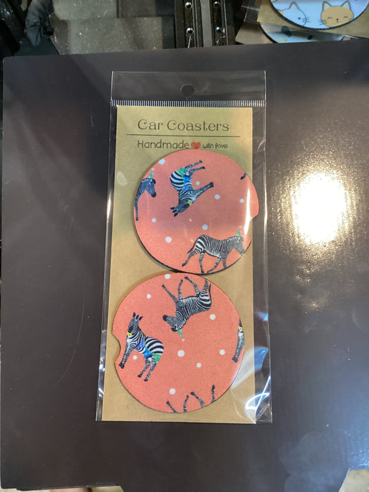 Neoprene car coasters