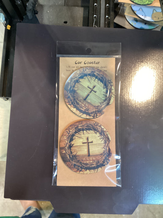 Neoprene car coasters
