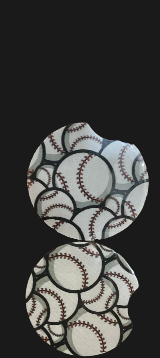Baseball Car Coasters