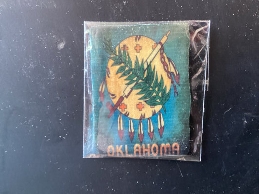Oklahoma flag magnet