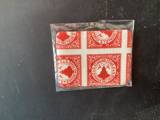 Backwards print Christmas magnet