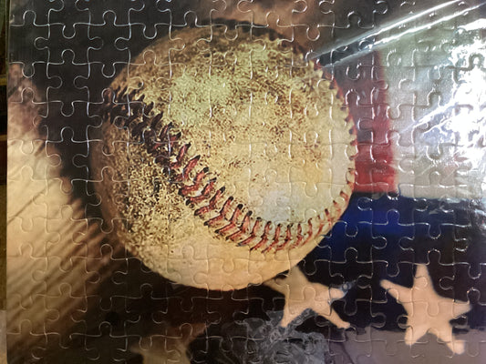 Baseball flag puzzle