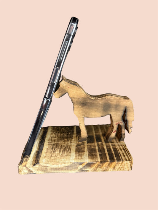 Horse phone holder