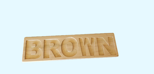 Custom hand routed sign 2 1/2 ft