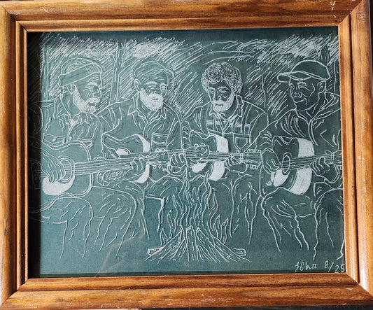 Guitar campfire 8 X 10