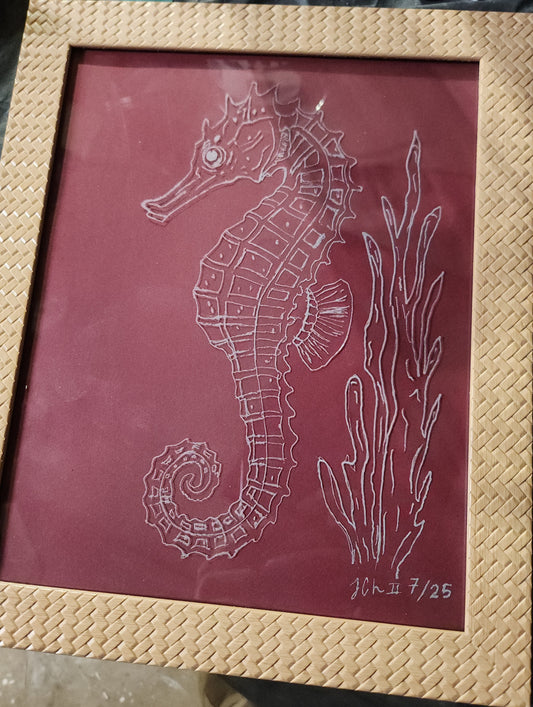 seahorse 8 X 10