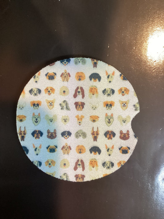 Neoprene car coasters