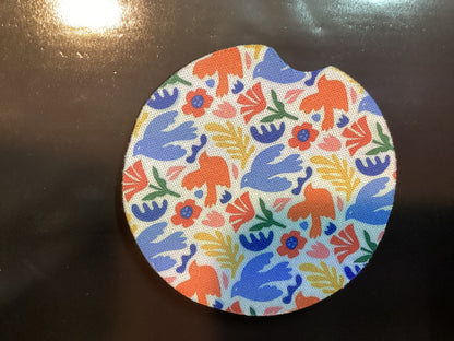Neoprene car coaster