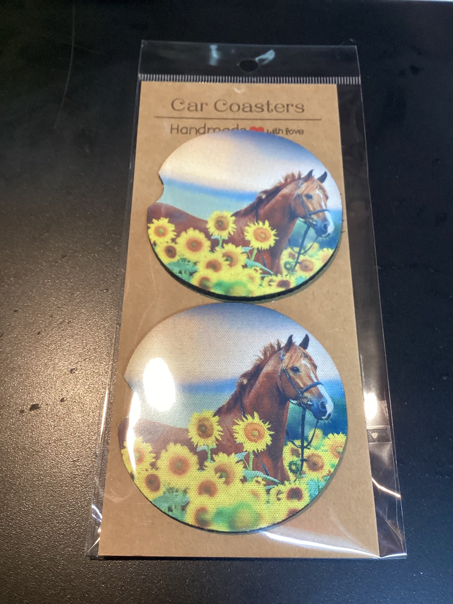 Neoprene car coasters