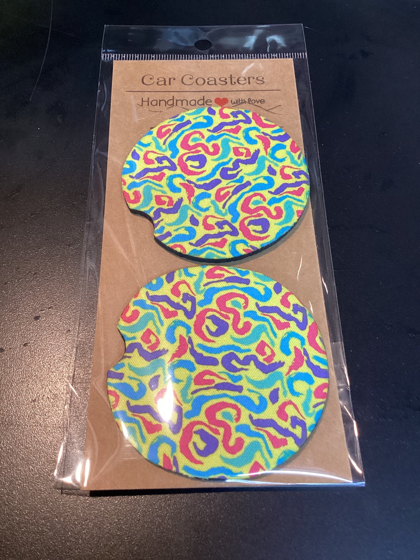 Neoprene car coasters