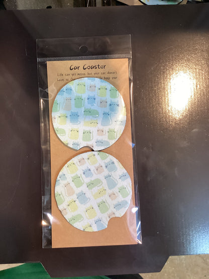 Neoprene car coaster