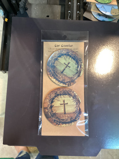 Neoprene car coasters