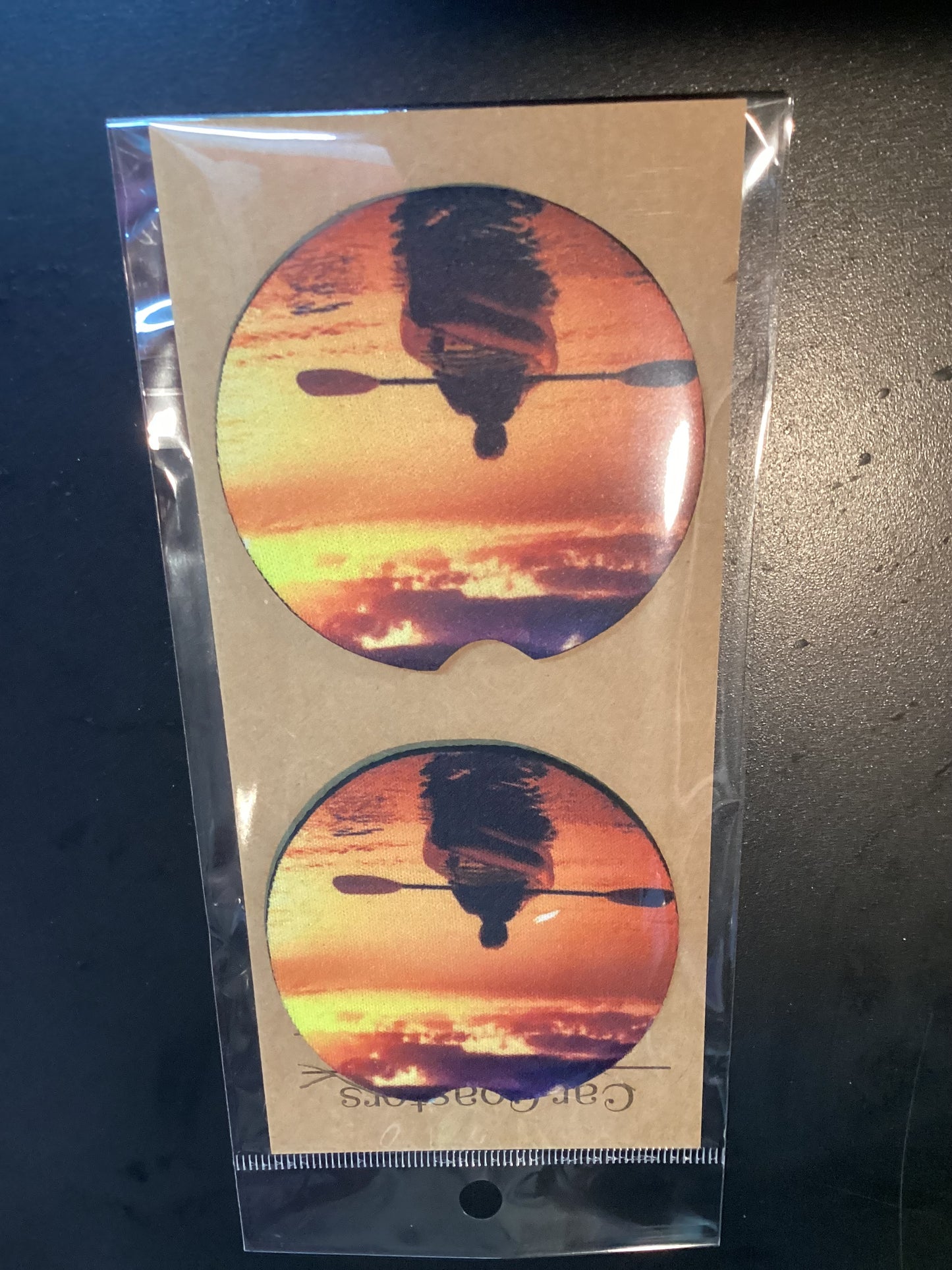 Neoprene car coasters