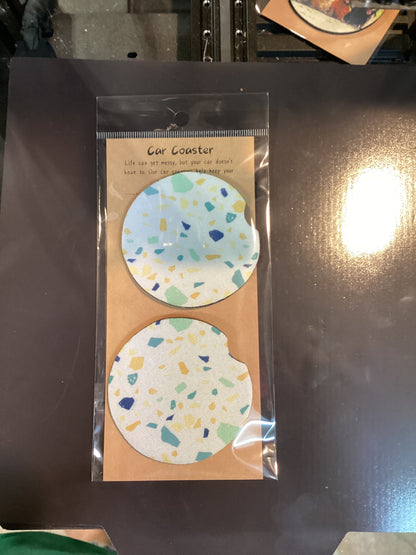 Neoprene car coaster